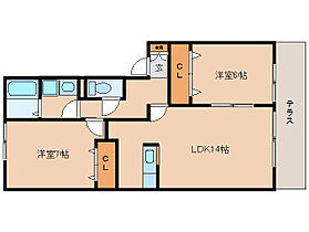 奈良県天理市東井戸堂町（賃貸アパート2LDK・1階・62.10㎡） その2