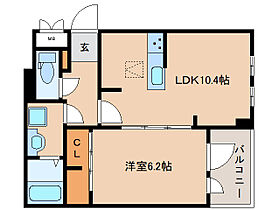 奈良県天理市櫟本町（賃貸アパート1LDK・1階・40.14㎡） その1