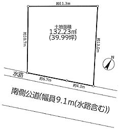 越谷市神明町3丁目　売地