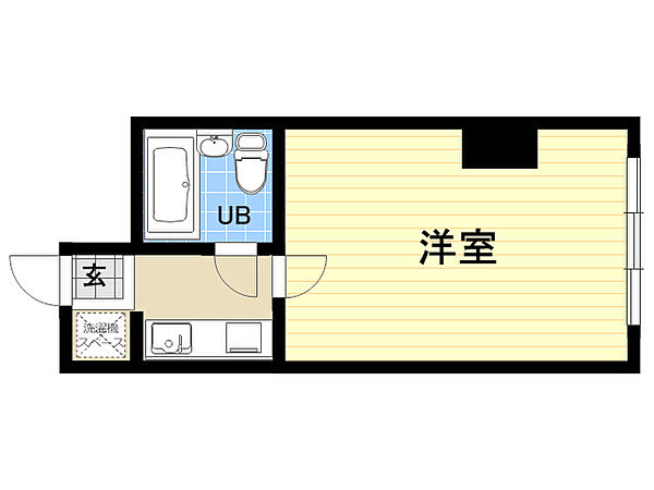 大阪府大阪市西区江戸堀２丁目(賃貸マンション1K・2階・22.80㎡)の写真 その2