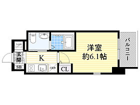 大阪府大阪市福島区福島７丁目（賃貸マンション1K・11階・20.80㎡） その2