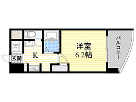 プレサンス天満ステーションフロント  ｜ 大阪府大阪市北区山崎町（賃貸マンション1K・13階・21.45㎡） その2