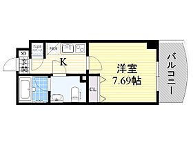 大阪府大阪市北区豊崎５丁目4番2号（賃貸マンション1K・11階・25.18㎡） その2