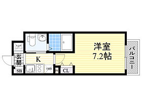 大阪府大阪市西区江戸堀１丁目25番27号（賃貸マンション1K・6階・23.20㎡） その2