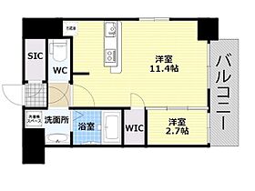 大阪府大阪市北区中之島４丁目（賃貸マンション1LDK・2階・34.36㎡） その2