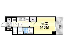 プレサンス西九条シティベイ  ｜ 大阪府大阪市此花区西九条１丁目34番（賃貸マンション1K・5階・21.05㎡） その2