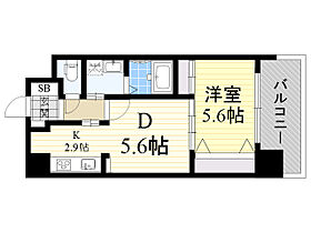 La Grace福島 1002 ｜ 大阪府大阪市福島区鷺洲５丁目11番2号（賃貸マンション1DK・10階・38.92㎡） その2