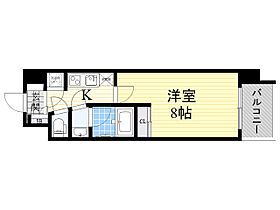 大阪府大阪市此花区西九条５丁目1番29号（賃貸マンション1K・6階・25.08㎡） その2