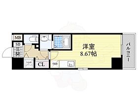 大阪府大阪市北区大淀南１丁目10番5号（賃貸マンション1K・4階・24.46㎡） その2