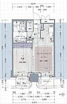 プレサンスNEO中之島公園  ｜ 大阪府大阪市北区菅原町（賃貸マンション1LDK・6階・42.56㎡） その2