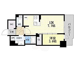 シエリア靱本町 4階