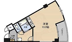 エスリード福島 ワンルームの間取図画像