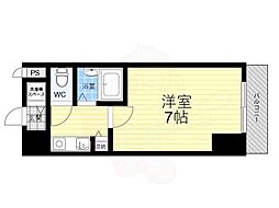 ラナップスクエア新福島 1Kの間取図画像