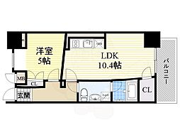 URBAN FLATS中之島 7階/-