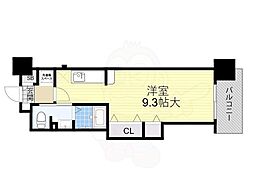 エスポルテ福島 ワンルームの間取図画像