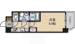 エスリード新福島 1Kの間取図画像