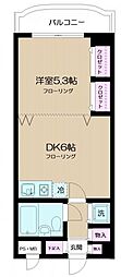 日神パレス生麦 1DKの間取図画像