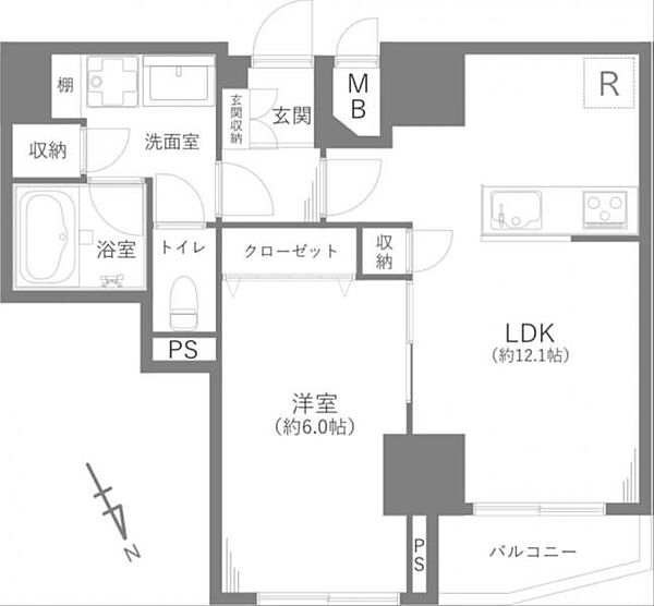間取りを拡大表示