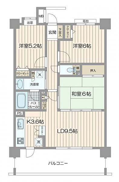 間取りを拡大表示