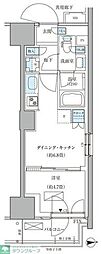 パークアクシス品川天王洲アイル 1DKの間取図画像
