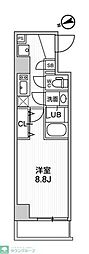 TASUKI RICHESSE KAMATA 1Kの間取図画像