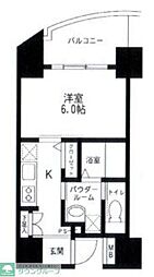 SKYPLAZA2 1Kの間取図画像