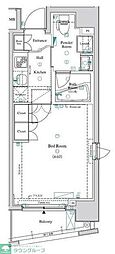ARKMARK石川台 1Kの間取図画像