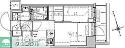 ASYLCOURT大森西 1DKの間取図画像