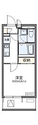 レオネクストグレイスコーポ薩摩 1Kの間取図画像