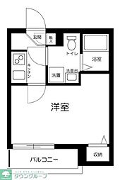 ノーザンロード西馬込 1Kの間取図画像