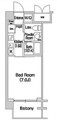 COMFORIA大森トロワ 1Kの間取図画像