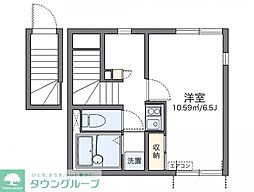 レオネクストアメニティー清水 1Kの間取図画像