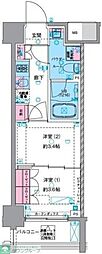 Genoviaasakusa6skygarden 2Kの間取図画像