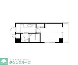 ALLSTAGE代々木 1Kの間取図画像