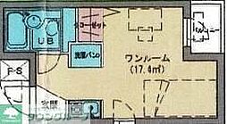 MIKO'SHOUSE ワンルームの間取図画像