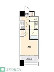ドゥーエ茗荷谷 1Kの間取図画像