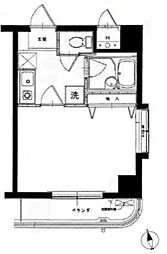maisonS.K.M 1Kの間取図画像