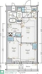 MAXIV竹ノ塚 2DKの間取図画像