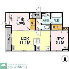 物件の間取り