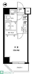グランフォース北綾瀬2 1Kの間取図画像