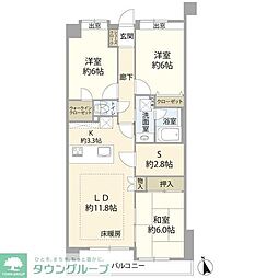 グランツ成城南 3SLDKの間取図画像