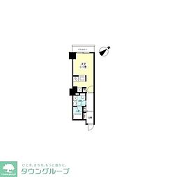 TKフラッツ渋谷 ワンルームの間取図画像