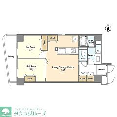 物件の間取り