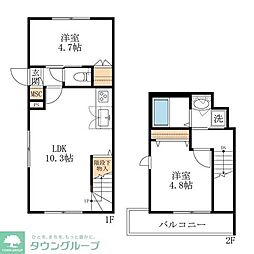 ILFIORE 2LDKの間取図画像