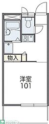 レオパレス二俣川 1Kの間取図画像