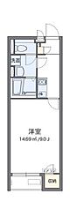 CLEINOS&S 1Kの間取図画像