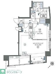 フェニックス新横濱クアトロ 1LDKの間取図画像