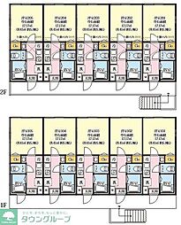 CASA二俣川 1Kの間取図画像