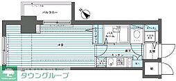 フェニックス新横浜参番館 1Kの間取図画像