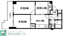 第5山庄ビル 3DKの間取図画像